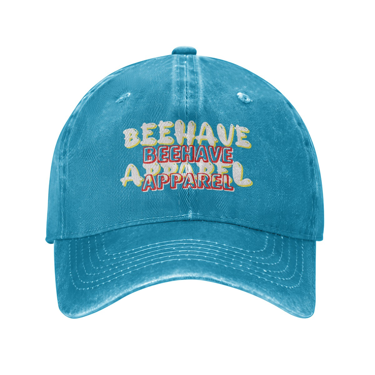 Unisex Washed Denim Baseball Cap