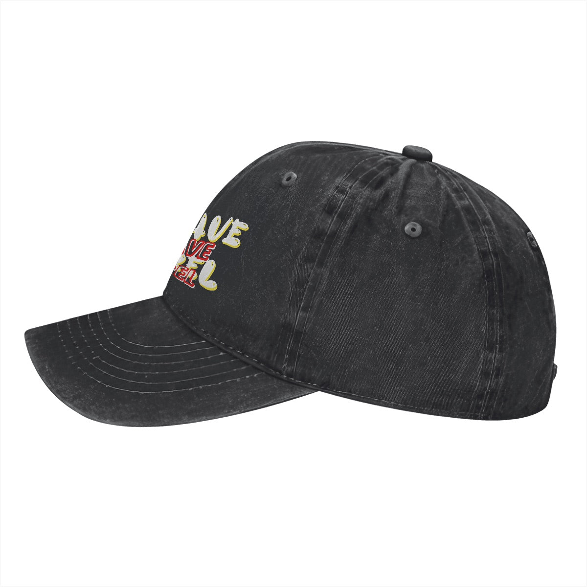 Unisex Washed Denim Baseball Cap