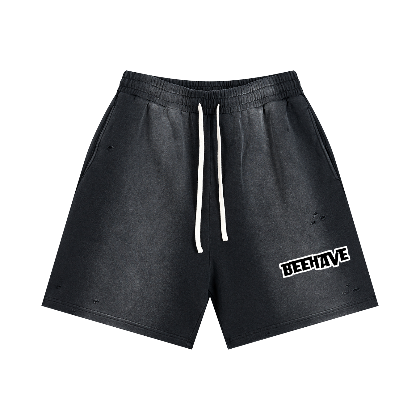 Sun Fade Distressed Shorts
