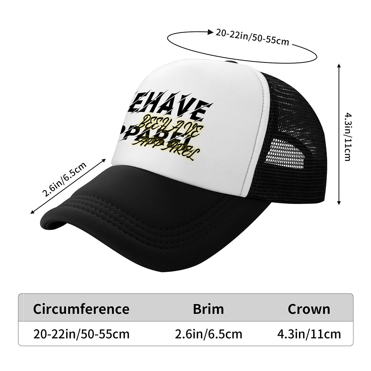 Kids Mesh Baseball Cap
